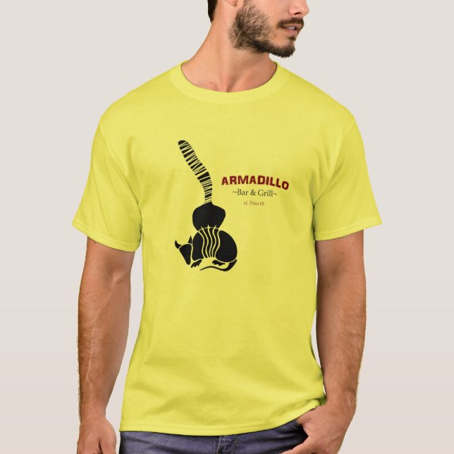 T-shirt Barre et gril de tatou (Devant)
