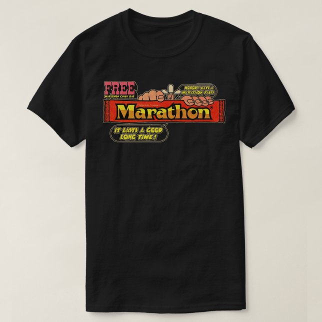 T-shirt Barre Marathon Candy (Design devant)