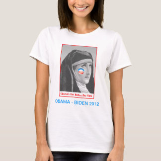 T-shirt Barre "nonne" pour Obama