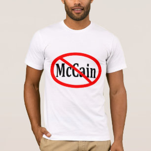 T-shirt Barre oblique rouge par la chemise de McCain
