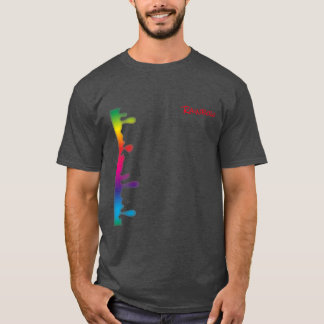 T-shirt barre Rainbow