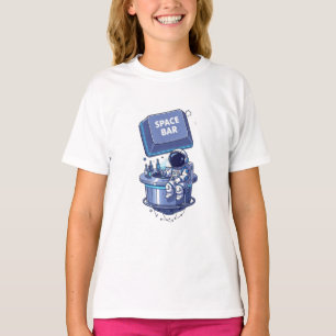 T-shirt Barre Spatiale Astronaute Bain Moussant Enfants
