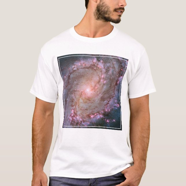T-shirt Barred Spiral Galaxy Messier 83. (Devant)
