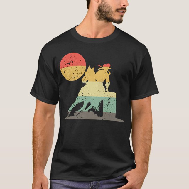 T-shirt Barrel Racing Show Barrel Racer (Devant)