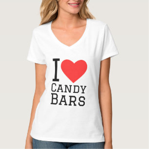T-shirt Barres à bonbons motif