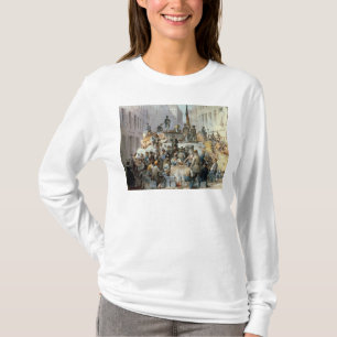 T-shirt Barricades dans Marzstrasse, Vienne, 1848