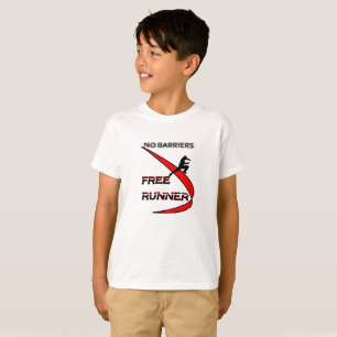 T-shirt barrière ne libère pas la pièce en t de coureur