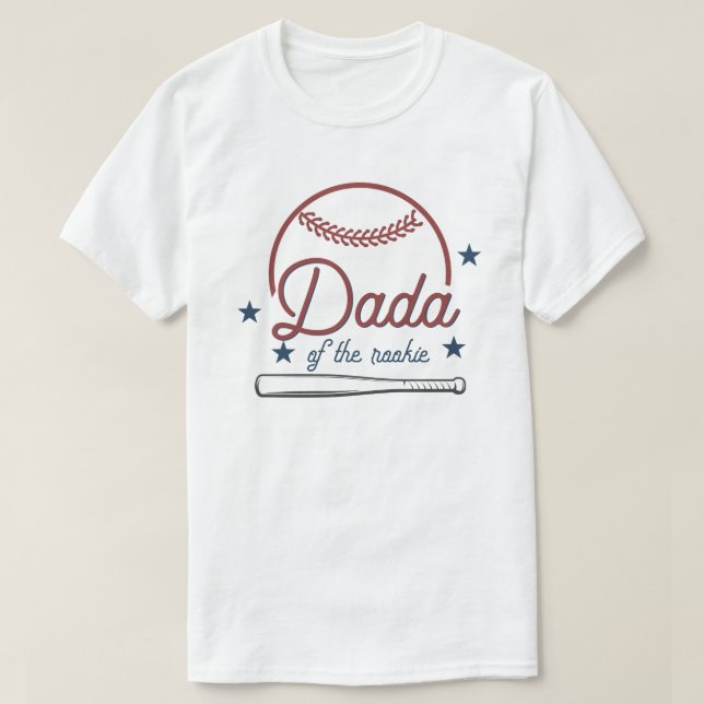 T-shirt BARRY Dada du Rookie Baseball Anniversaire (Design devant)