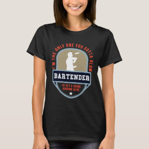 T-shirt Bartender For Men Women Tapster Chef Barman