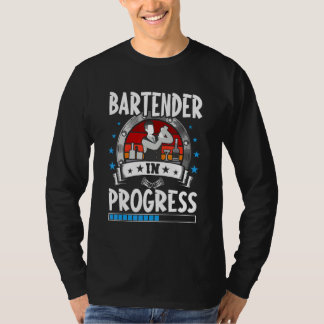 T-shirt Bartender In Progress Trainee Student
