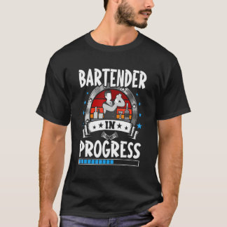 T-shirt Bartender In Progress Trainee Student
