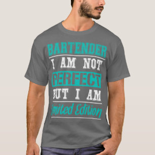 T-shirt Bartender Je ne suis pas parfait mais je suis Limi