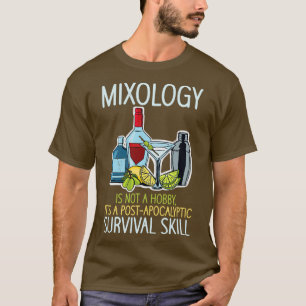 T-shirt Bartender Mixologist Cocktails Bar Boissons