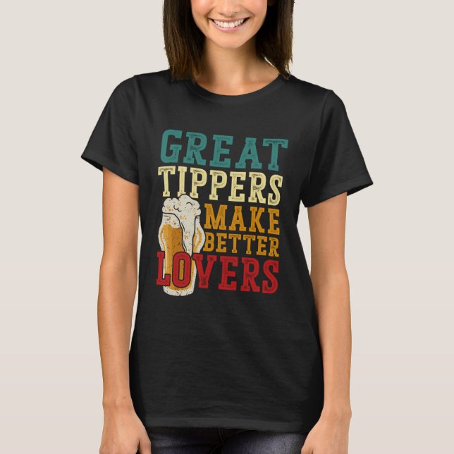 T-shirt Bartender Mixologist Great Tippers Make Better (Devant)