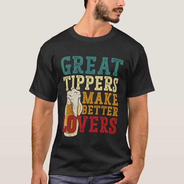 T-shirt Bartender Mixologist Great Tippers Make Better (Devant)