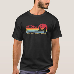 T-shirt Bartender plus qu'un barman amateur Mixologue B
