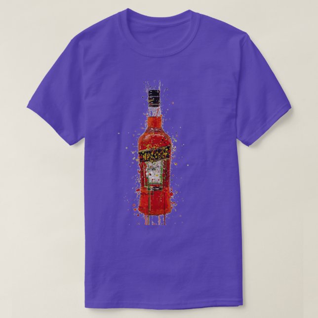 T-shirt Bartender Shirt Splatter Bar Art Aperol Botté (Design devant)