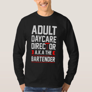T-shirt Bartending Adolescent Garderie Aka The Bartende