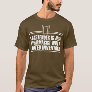 T-shirt Bartending de boisson hilarant