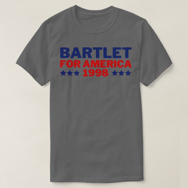 T-shirt Bartlet West Wing For America 1998 2 (Design devant)