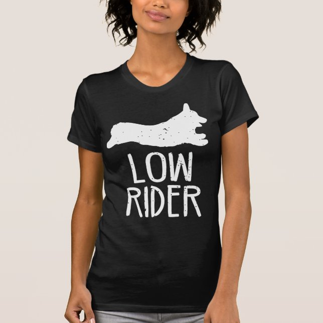 T-shirt Bas cavalier de corgi (Devant)