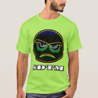 Bas droit le visage (SDTM) fâché moyen