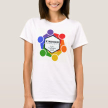 T-Shirt bas pour femmes "EMBRASSER TOUT"