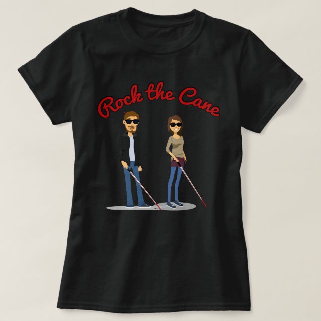 T-shirt Basculez la canne (Design devant)