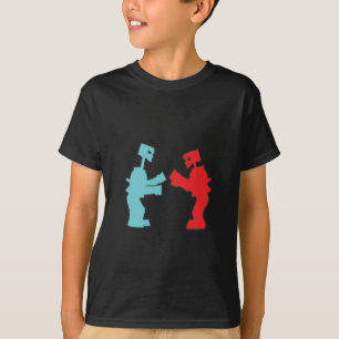 T-shirt Basculez-les les cognent des robots