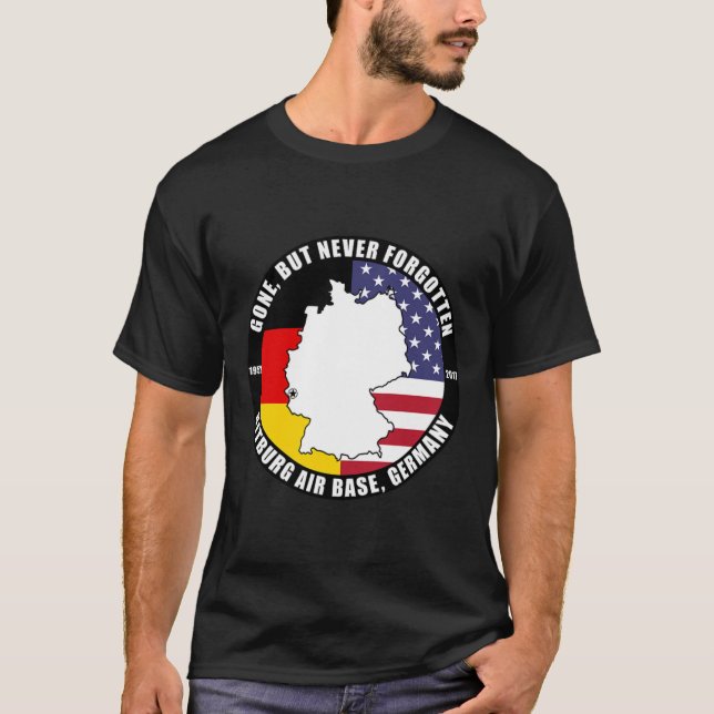 T-shirt Base aérienne de Bitburg Allemagne Base militaire  (Devant)