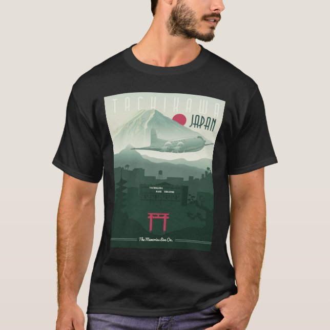 T-shirt Base aérienne Tachikawa Japon (Devant)