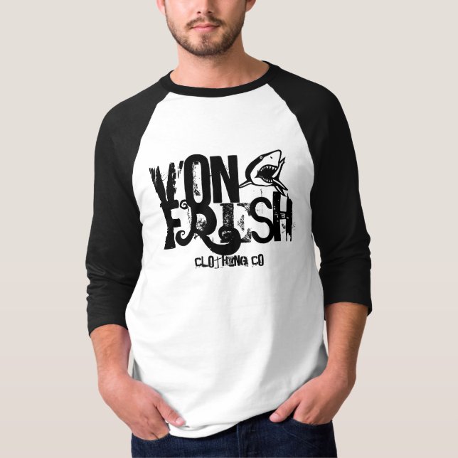 T-shirt Base-ball 2013 de requin de VonFresh Jersey (Devant)