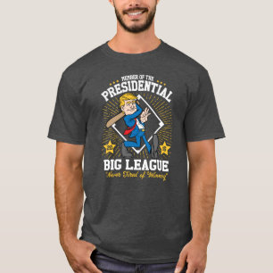 T-shirt Base-ball d'atout "de Grande Ligue présidentielle"