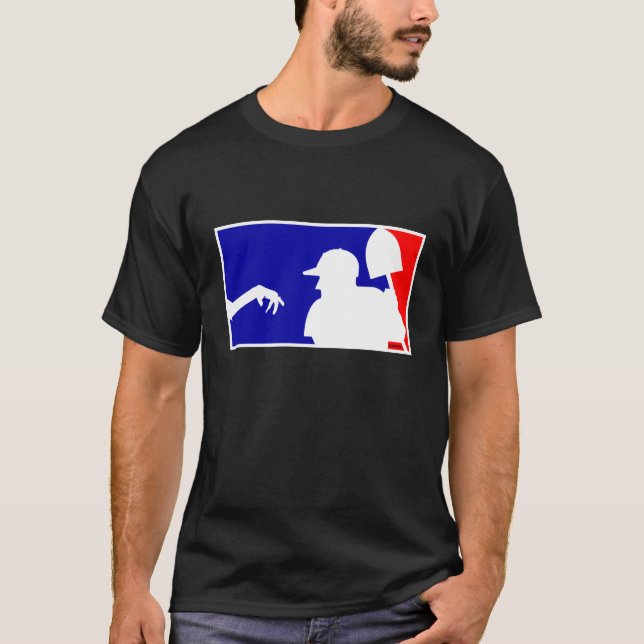 T-SHIRT BASE-BALL DE ZOMBI (Devant)