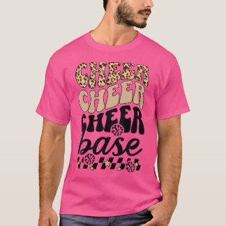 T-shirt Base de cheer Groovy Base de cheerleader Base de c