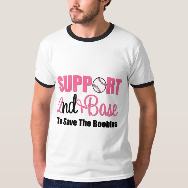 T-shirt Base de soutien de cancer du sein 2ème (Devant)