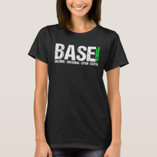 T-shirt Base Jumper Parachute Jumper Sports Extrêmes