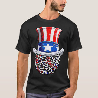 T-shirt Baseball 4 juillet Oncle Sam Casquette Drôle Homme