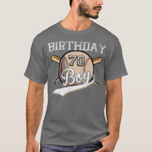 T-shirt Baseball 70e fête d'anniversaire 70 ans Baseball