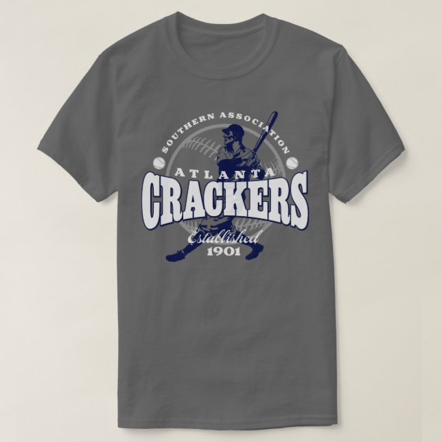 T-shirt Baseball Atlanta Crackers (Design devant)