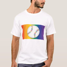Baseball avec Rainbow Pride LGBTQ
