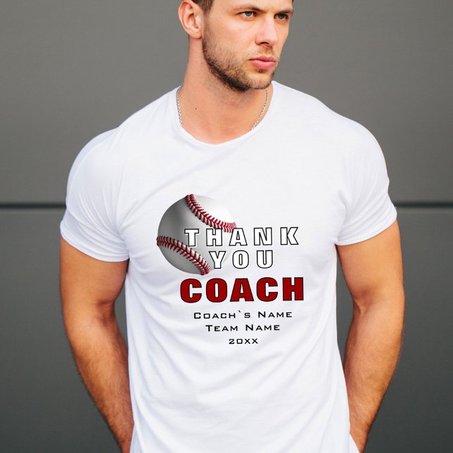 T-shirt Baseball Coach Keepsaké Merci (Créateur téléchargé)