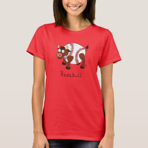 T-shirt Baseball Cute Kids Cartoon Sports