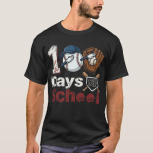 T-Shirt Baseball Dabbing 100 Jours d'École