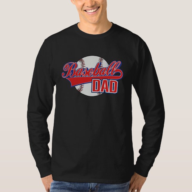 T-shirt Baseball Dad  Coach Baseball (Devant)