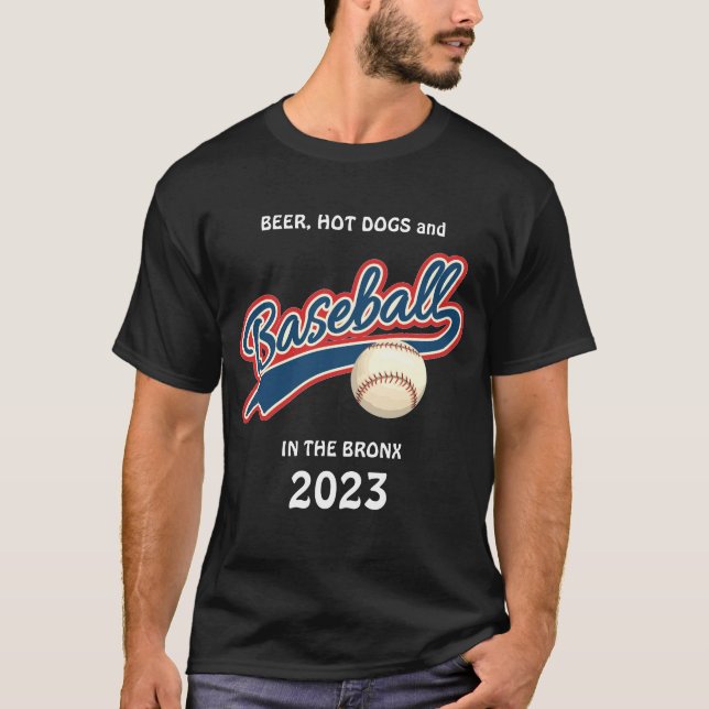 T-shirt Baseball de New York 2023 (Devant)
