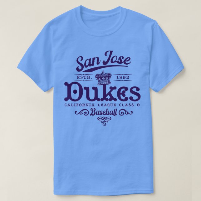 T-shirt Baseball de San Jose Dukes (Design devant)