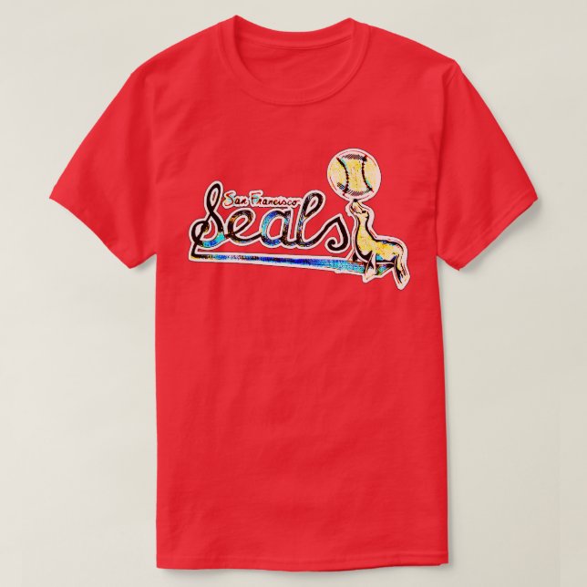T-shirt Baseball des phoques de San Francisco (Design devant)