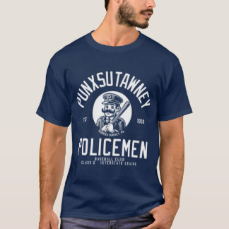 T-shirt Baseball des policiers de Punxsutawney - 1906