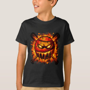 T-shirt Baseball Drip Colère Slime Lava Ball Graphique 